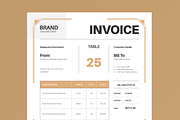Restaurant Invoice Template, a Stationery Template by MightyDesign (Thumbnail 4 of 8)