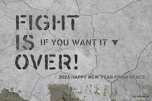 Warover a worn stencil typeface