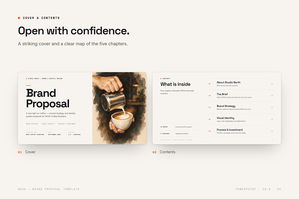 NOVA Proposal PowerPoint Template, a Presentation Template by Deck Atelier (Photo 4 of 13)