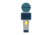 Microphone Flat Icon, an Icon by Pexelpy (Thumbnail 1 of 2)
