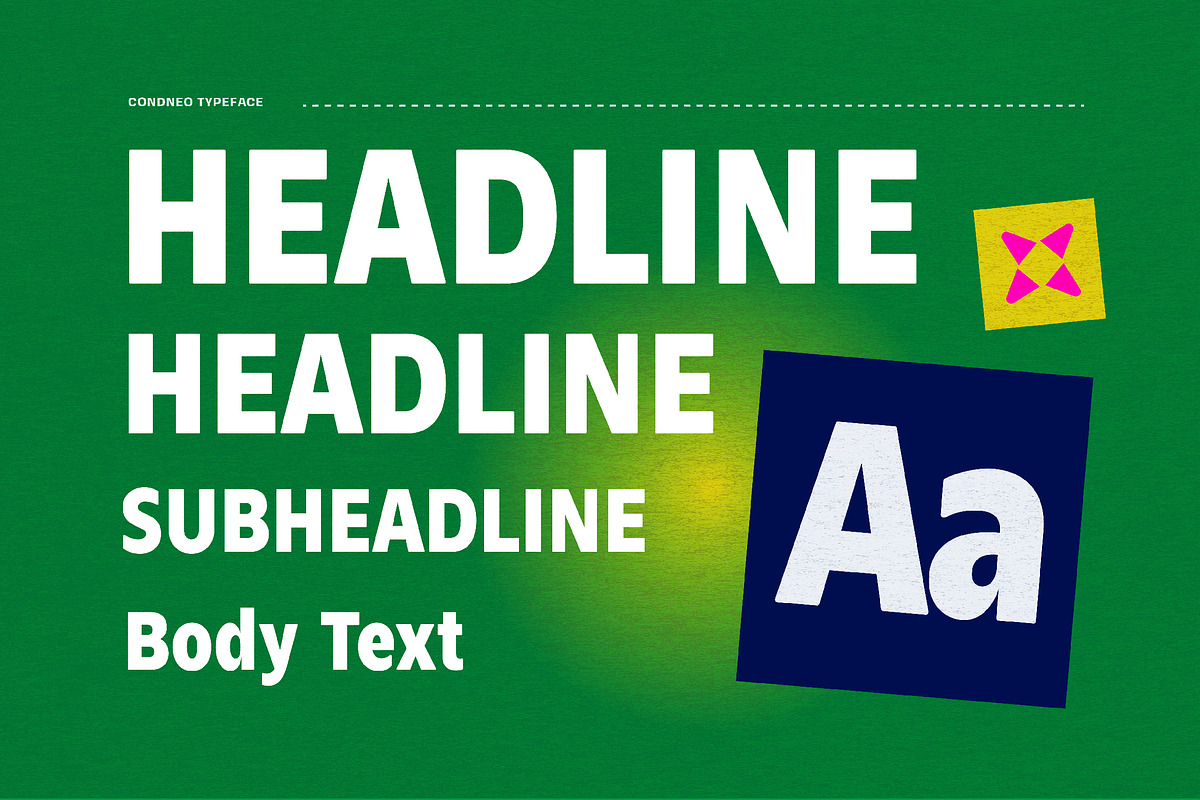 Condneo, a Sans Serif Font by graphicook (Photo 6 of 10)