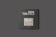 Tri-Fold Square Brochure Mock-up 2, a Print Template by Nevada63 (Thumbnail 2 of 3)
