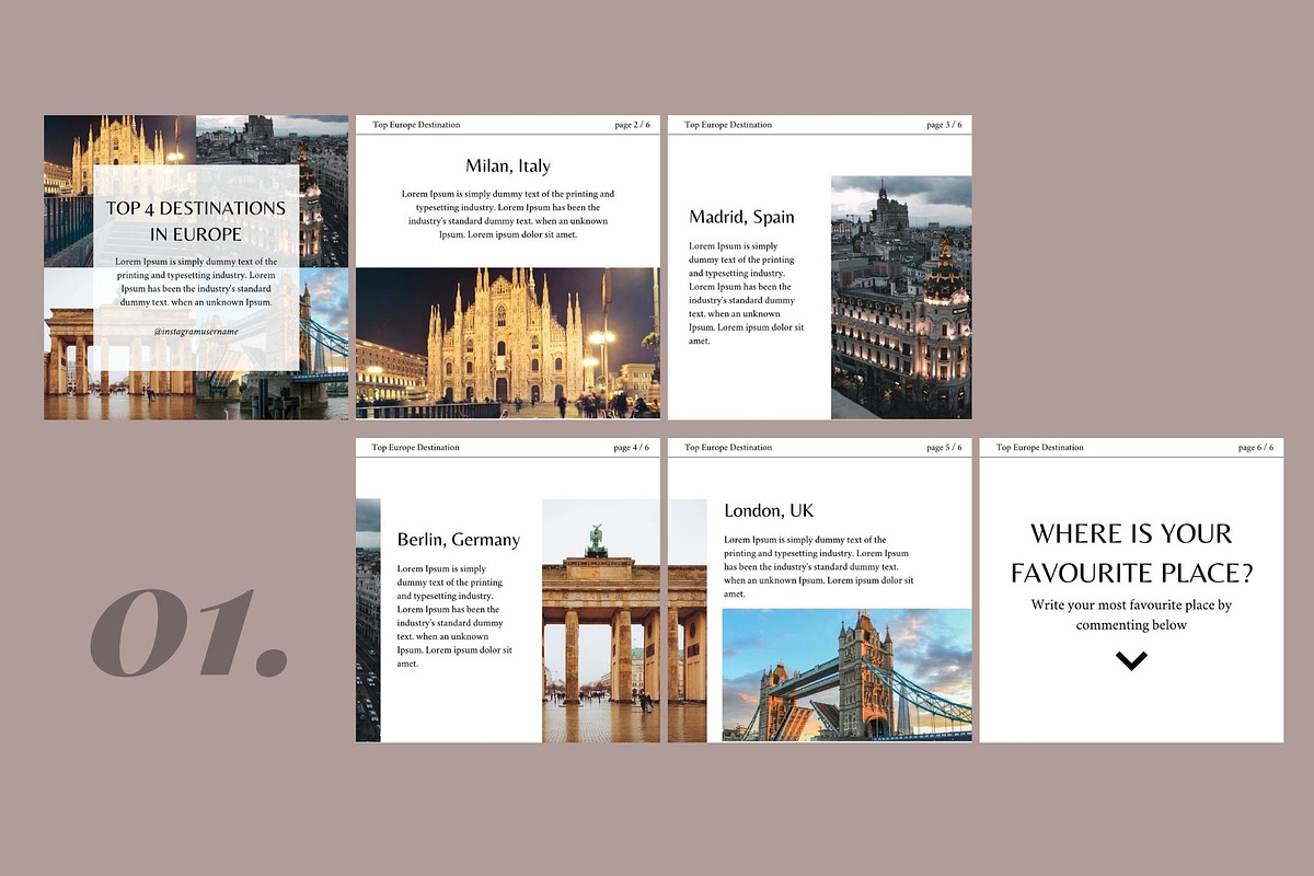 Instagram Carousel Vol. 3 | CANVA, a Social Media Template by bonadigitals (Photo 3 of 7)