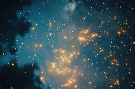 Starry night time lapse reveals beau, a Photo by Iftikhar Alam