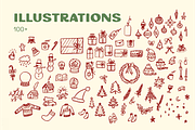Christmas Illustrations, an Object Illustration by sophinka design (Thumbnail 3 of 15)