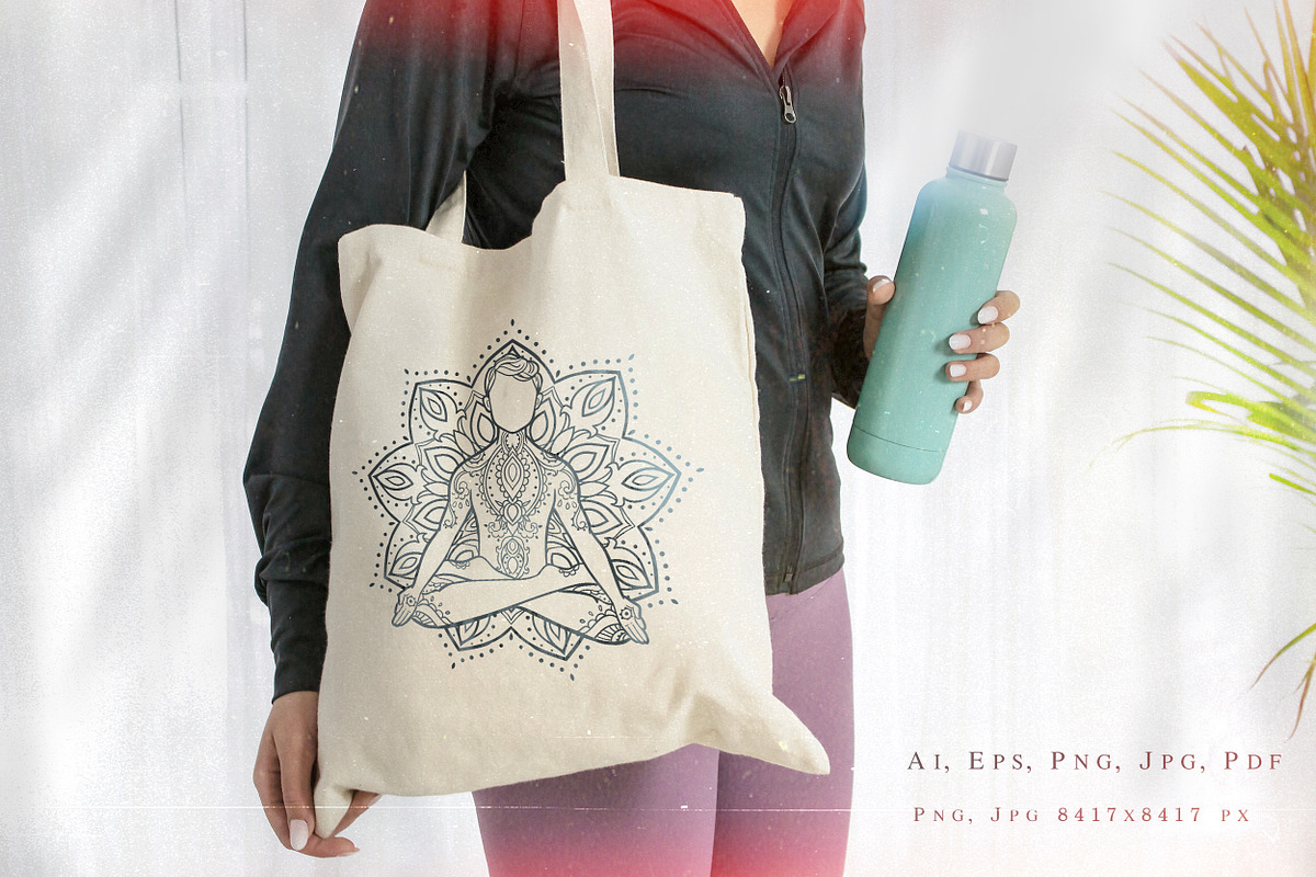 Lotus Man Set. 31 elements, an Illustration by anvinoart (Photo 8 of 16)