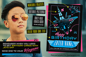 Retro Cool 1980s Poster Templates