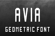 AVIA geometric font, a Font by NKuvshinov (Thumbnail 3 of 4)