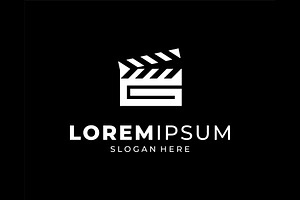 Letter G Clapper Board Film Logo, a Branding & Logo Template by ika trisiana