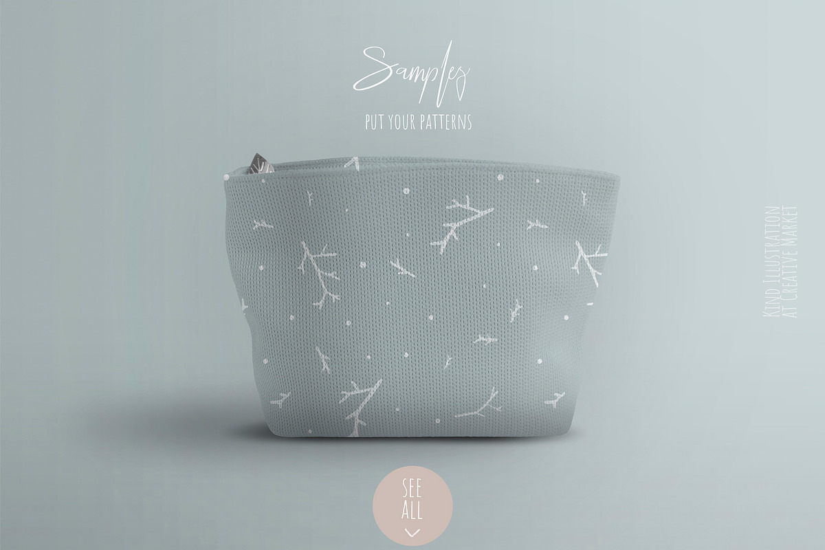 Cosmetic bag mockup, a Product Mockup by ⚞ Kind Illustration ⚟ (Photo 4 of 6)