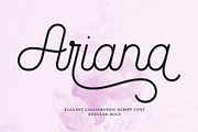 Ariana Script, a Script Font by Zane Studio (Thumbnail 1 of 7)