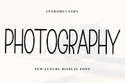 Photography, a Sans Serif Font by InermediaSTUDIO (Thumbnail 1 of 8)