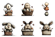 Watercolor Easter Animals Clipart, an Illustration by Sublimation Artist (Thumbnail 5 of 7)