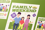 Family Weekend Event Flyer Set, a Flyer Template by Annora Studio (Thumbnail 4 of 6)