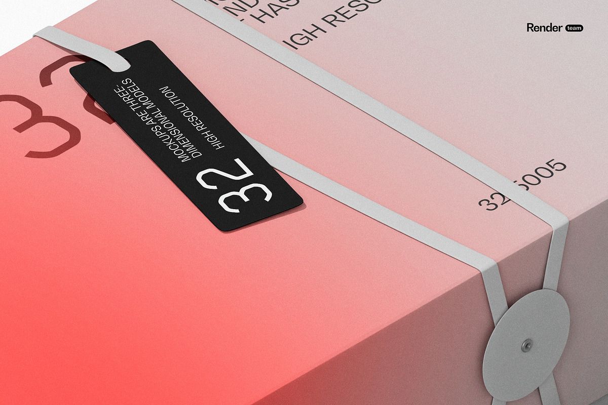 Paper Box Mockup Set, a Packaging Mockup by Renderteam (Photo 12 of 14)