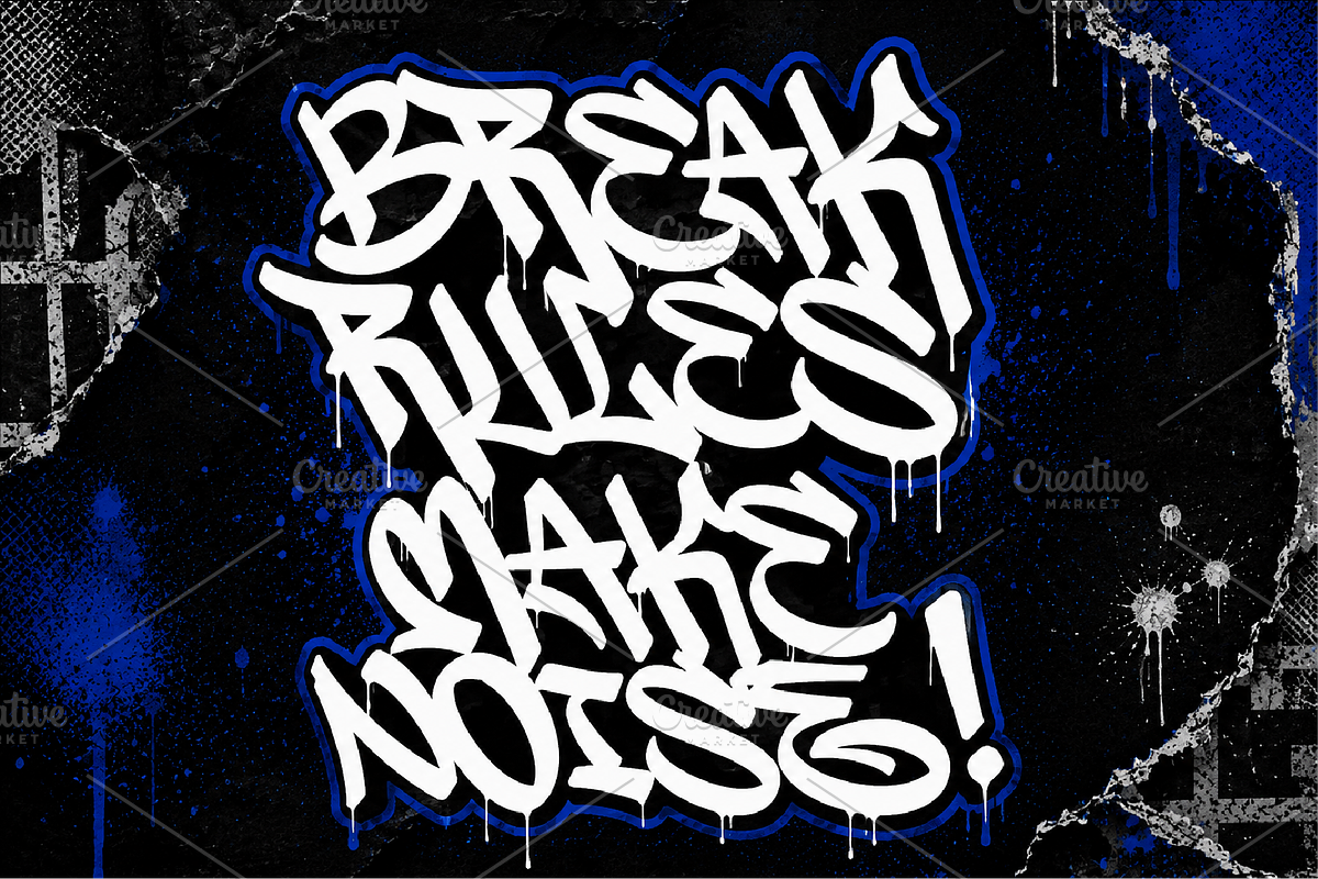 Wildstar Shoter Urban Graffiti Font, a Handwritten Font by Ronny Studio (Photo 2 of 9)