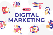 Digital Marketing Icon, an Object Illustration by Loin Studio (Thumbnail 1 of 3)