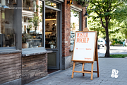 Outdoor Signage Mockup Set, a Household Mockup by DOBE Studio (Thumbnail 3 of 8)