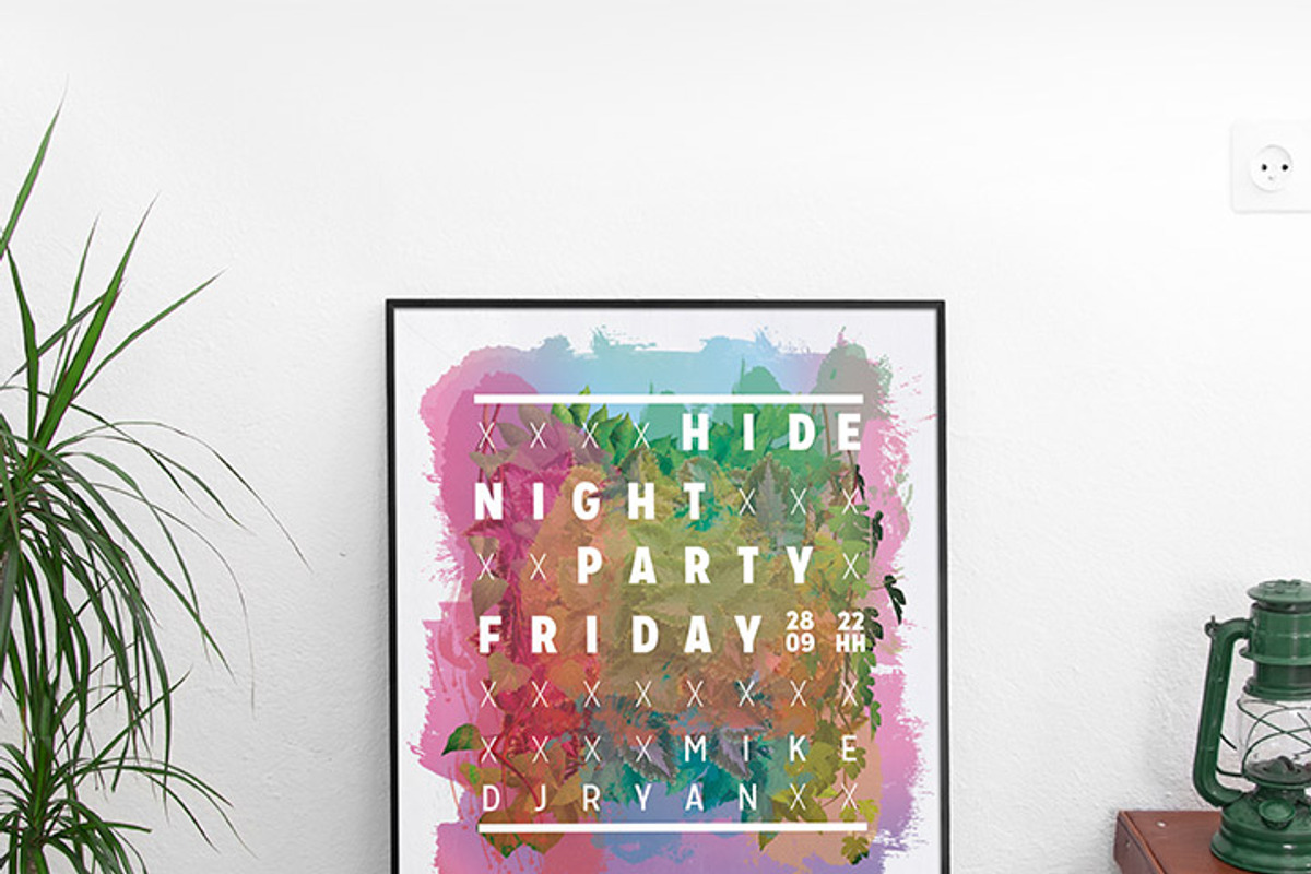Minimalist Club Flyer Template, a Flyer Template by Graphicfy Templates (Photo 2 of 4)