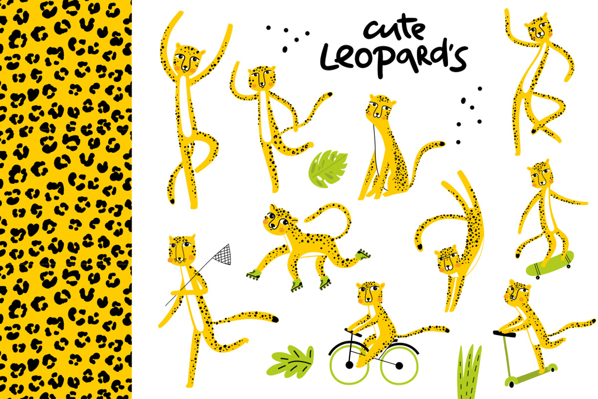 Leopard illustration, an Animal Illustration by Magic & Dreams (Photo 3 of 6)