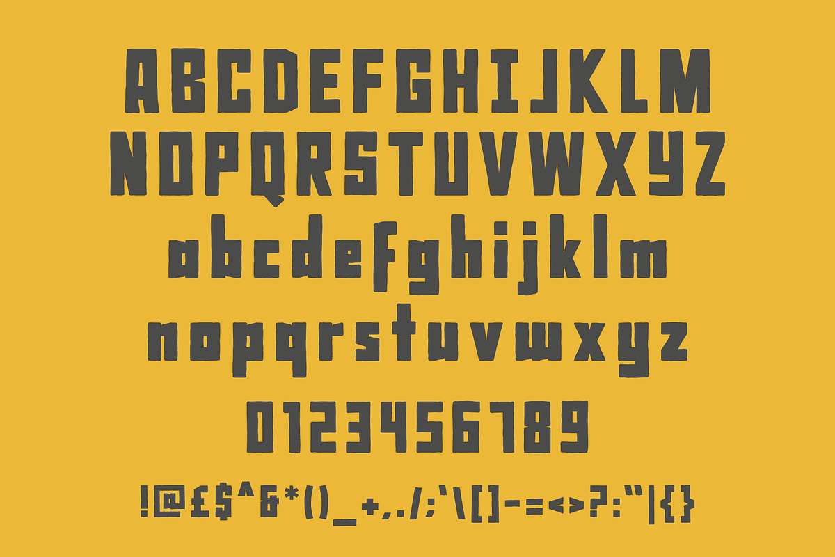 Rocky Ryder - a rugged display font, a Font by Little Type Factory (Photo 9 of 10)