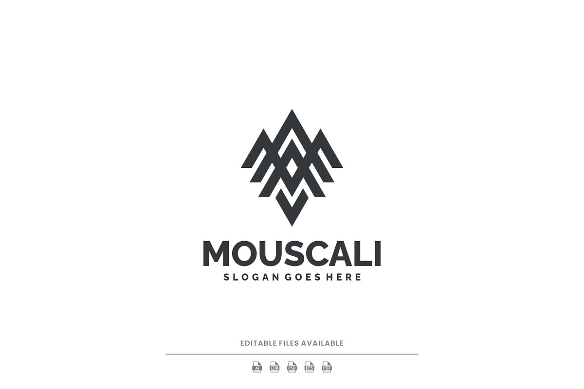 Letter M Minimalist Logo Design, a Branding & Logo Template by Artnivora.Std (Photo 1 of 3)