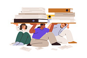 Paperwork, bureaucracy concept set, a Work Illustration by Good Studio (Thumbnail 3 of 5)