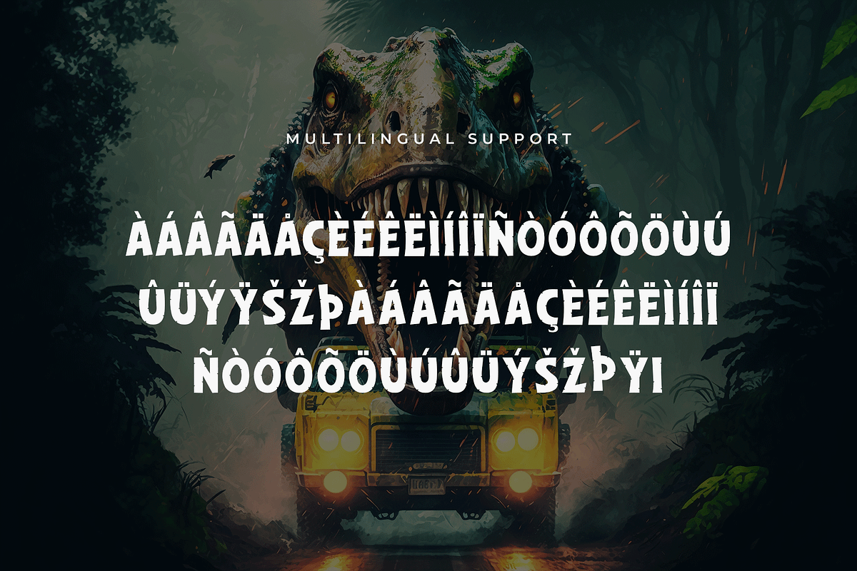 Dinoclaw – A Modern Display Font, a Serif Font by overlaytemplates (Photo 5 of 5)