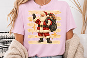 Vintage Santa Claus Christmas PNG, a Seasonal Illustration by Rose Art (Thumbnail 3 of 4)