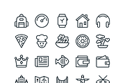 iOS Edge - 1200 Line Icons, an Outline Icon by Flaticons (Thumbnail 1 of 7)