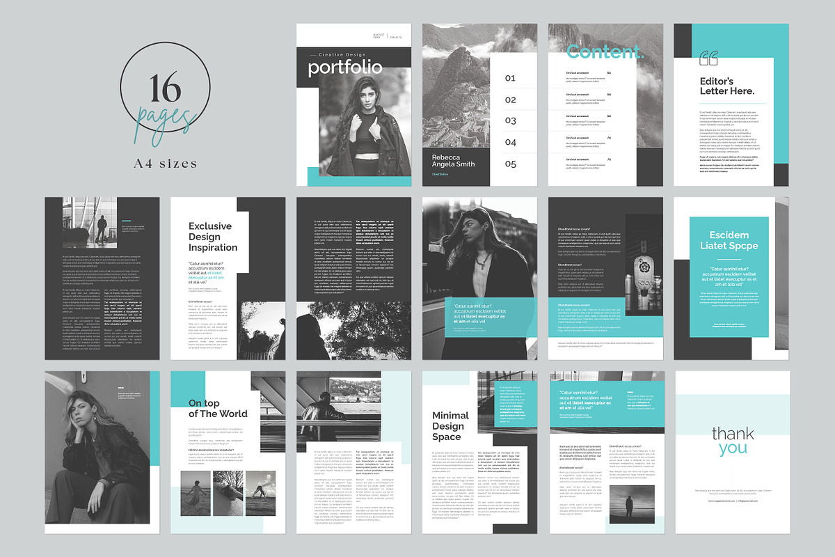 Company Portfolio Template | Canva, a Brochure Template by DesVert (Photo 4 of 6)