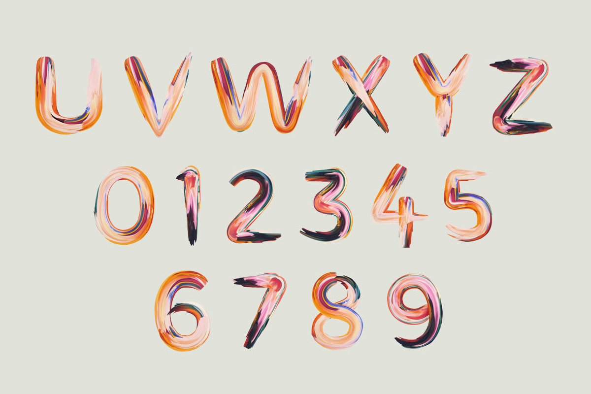 Palette Paint Letters, an Object Graphic by Design Assets (Photo 7 of 8)