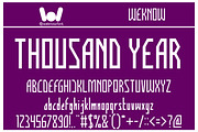 human alter ego font, a Font by weknow (Thumbnail 3 of 5)