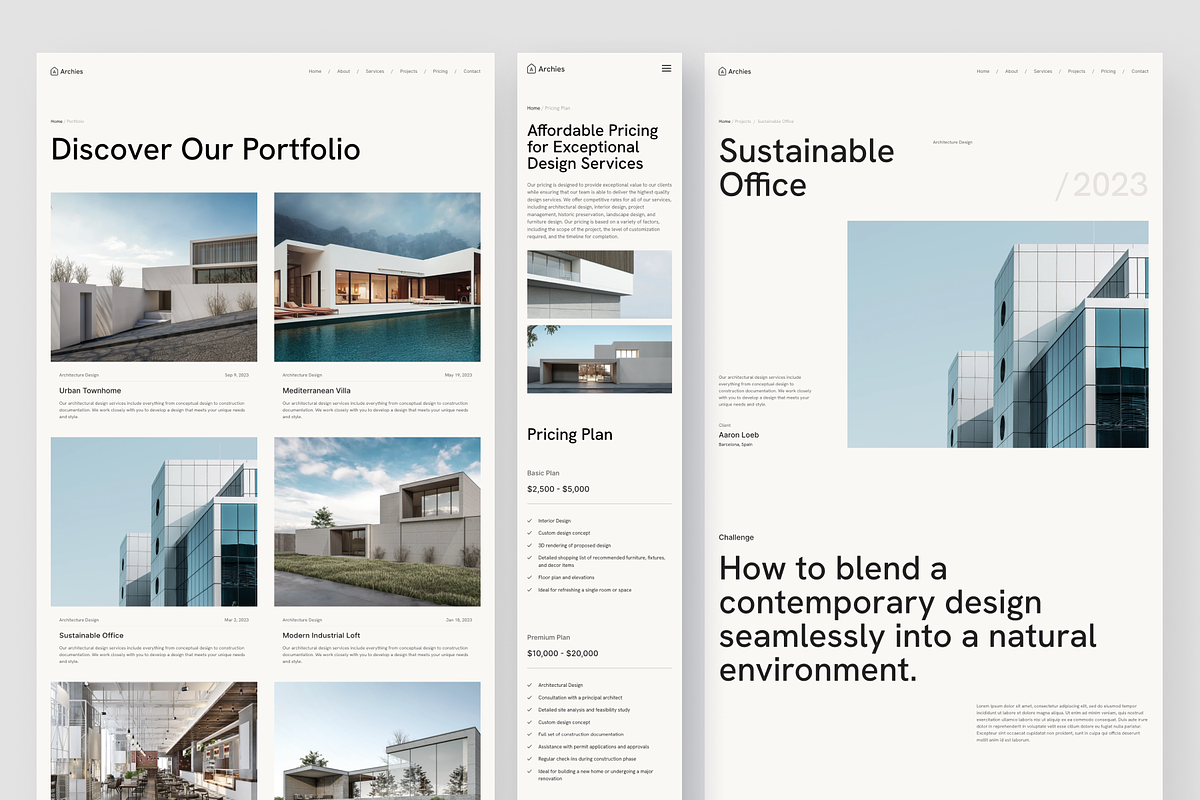 Archies - Architecture Framer, a Websites & App Template by peterdraw (Photo 6 of 7)
