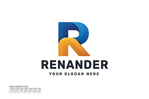 R Company Vector Logo, a Branding & Logo Template by yuanesei