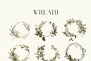 Muted Greenery Watercolor Clipart, an Illustration by BlumenSoul (Thumbnail 4 of 10)