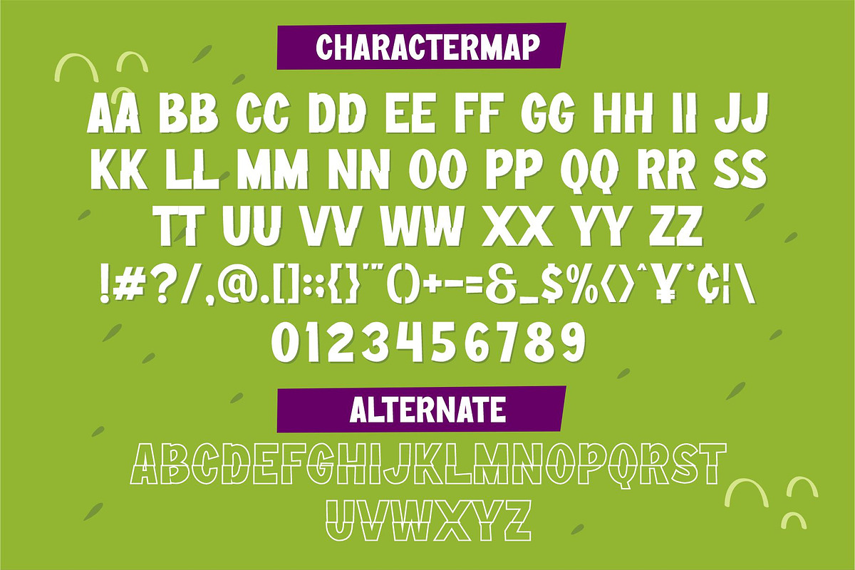 Donuts Matcha || Display Font, a Sans Serif Font by Idea Studio (Photo 5 of 5)