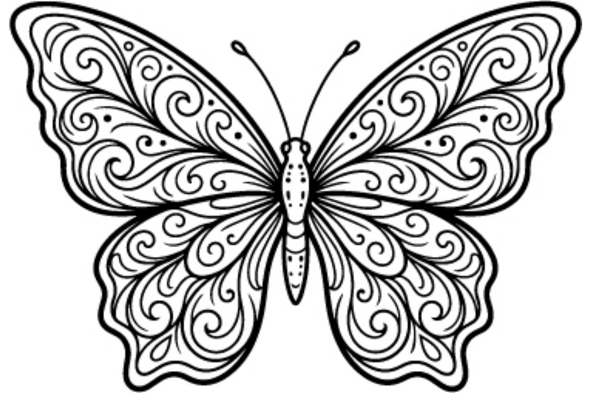 Ornamental Butterfly SVG Bundle, an Object Graphic by Gfx_Store (Photo 14 of 16)