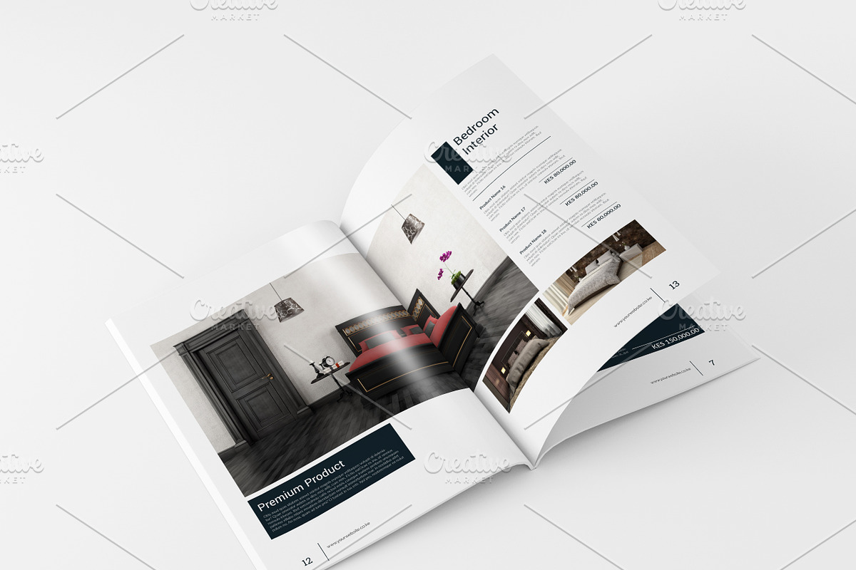 Interior Design Catalog, a Brochure Template by Machel Design (Photo 3 of 5)