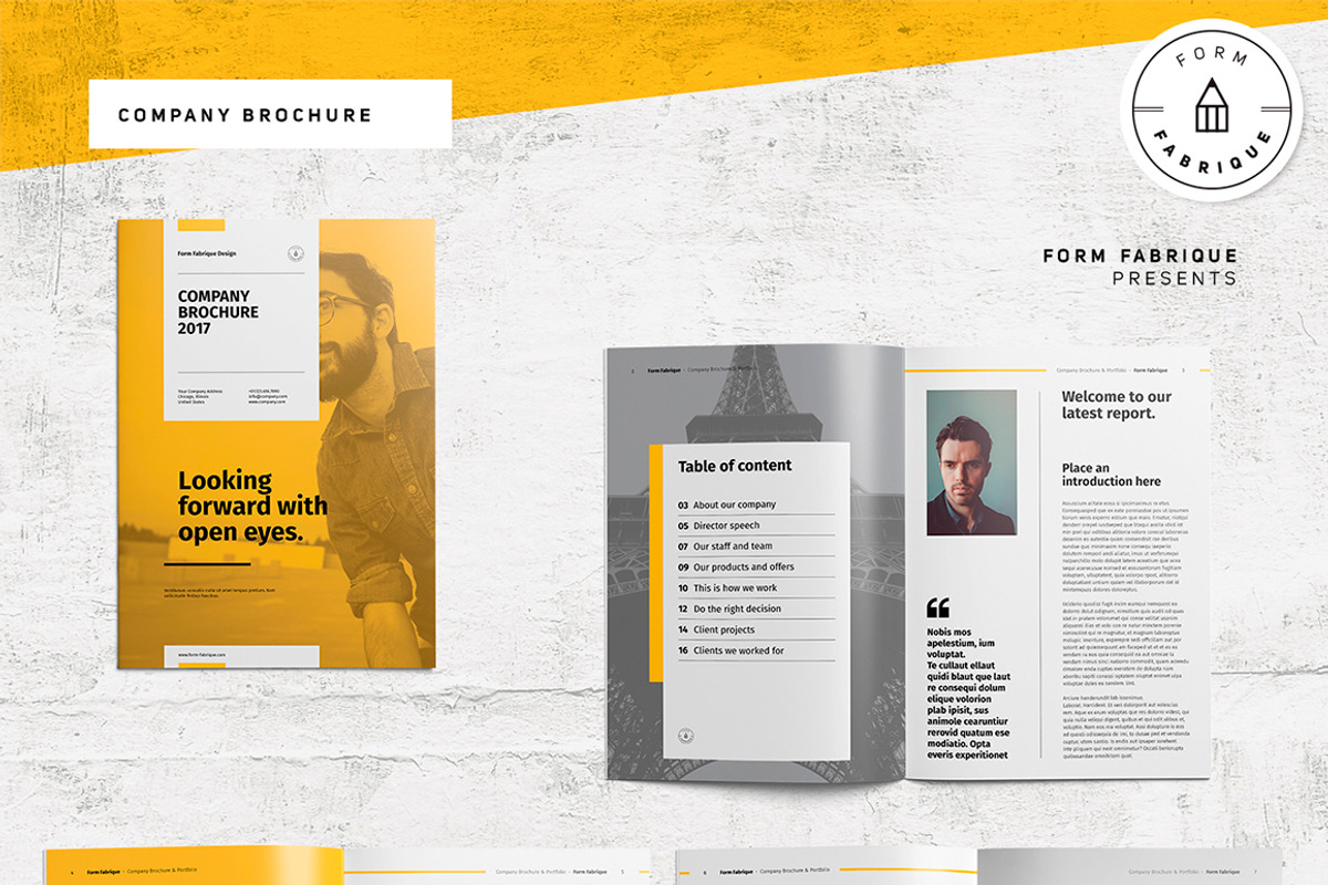 Company Brochure, a Brochure Template by Form Fabrique (Photo 4 of 10)