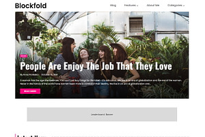 Blockfold - WordPress Blog& Magazine