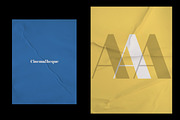 Wrinkle Paper Mockups & Textures, a Product Mockup by Eugene Tantsurin (Thumbnail 4 of 11)
