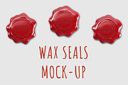 Wax Seals Mock-up, a Packaging Mockup by graystudio (Thumbnail 1 of 7)