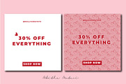 Valentines Day Sale Instagram Post, a Social Media Template by Aesthetic Design Template (Thumbnail 1 of 3)