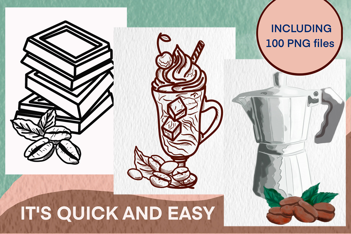 Coffee Digital Stamps, a Graphic by Favorites_Art (Photo 12 of 15)