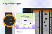 CRMHive - CRM SaaS Website UI Kit, a Landing Page Template by Brix Lab (Thumbnail 5 of 13)