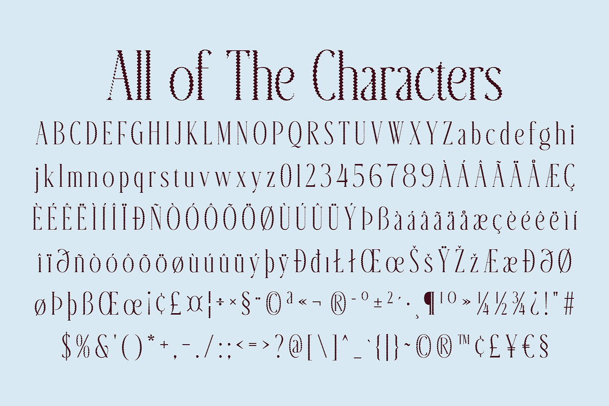 Baige Distort, a Serif Font by Craft Supply Co. (Photo 8 of 8)
