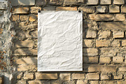 Crumpled Paper Poster Mockup, a Design Template by VetalStock (Thumbnail 7 of 8)