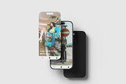 Phone 16 Pro Screen Promo Mockup, an iPhone Mockup by scribrostudio (Thumbnail 6 of 12)