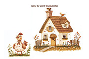 Whimsical Fantasy Boho Village Set, an Animal Illustration by The Best Digital Plaza (Thumbnail 4 of 5)